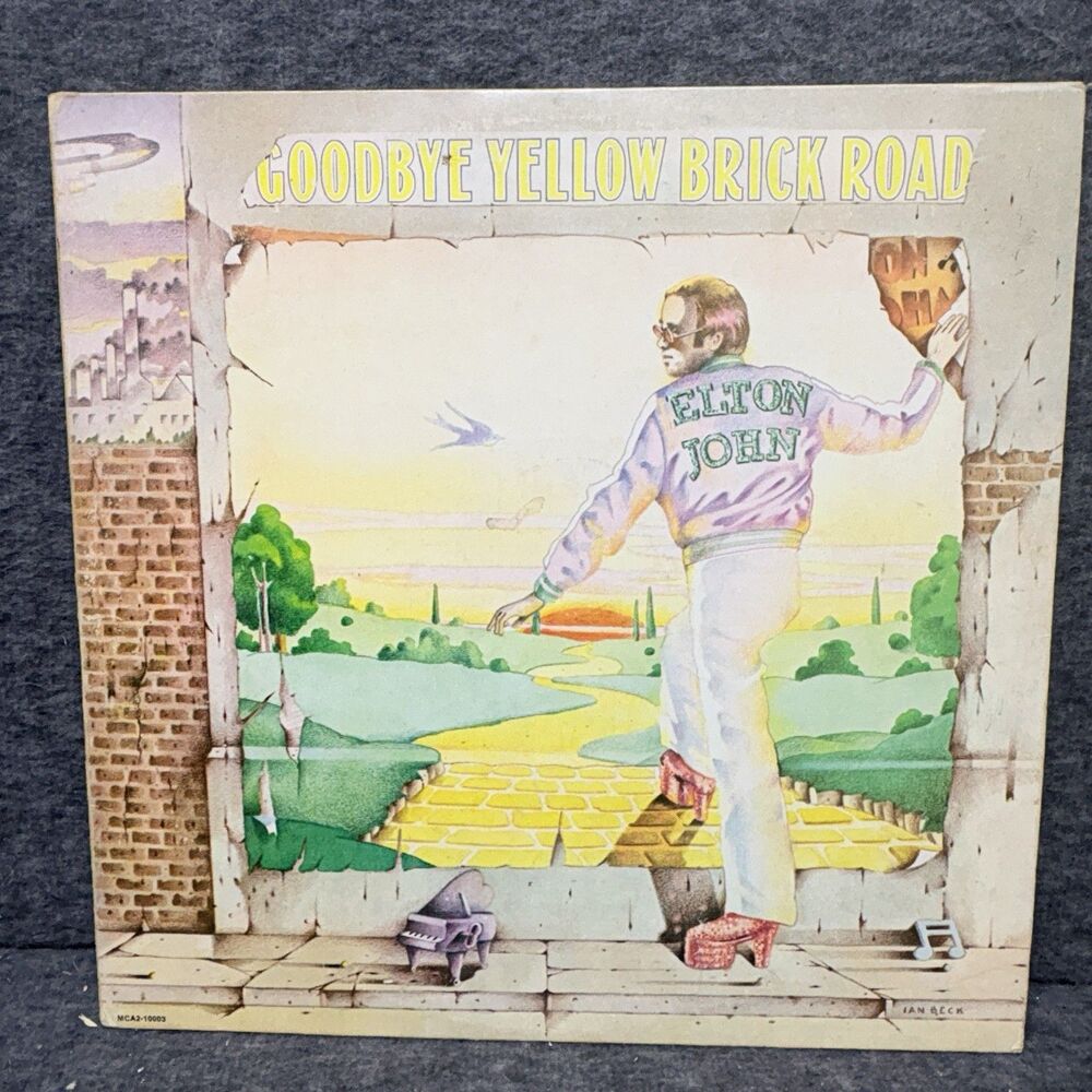 Elton John - Goodbye Yellow Brick Road - 1973 MCA Rock 2x Vinyl LP Record Album